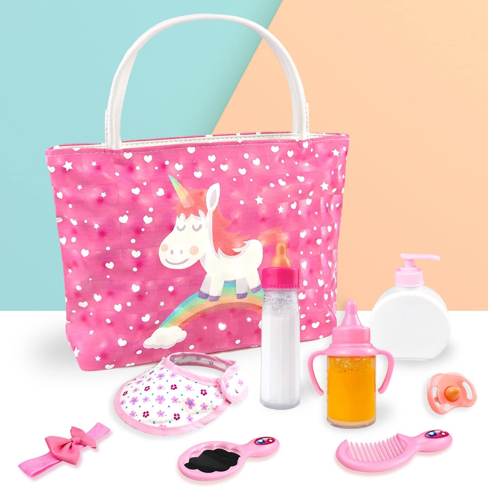 Foto 7 | Set De Accesorios Para Muñecas Bnuzeiyi Feeding Caring De 14 A 16 Y 18 Pulgadas - Venta Internacional.