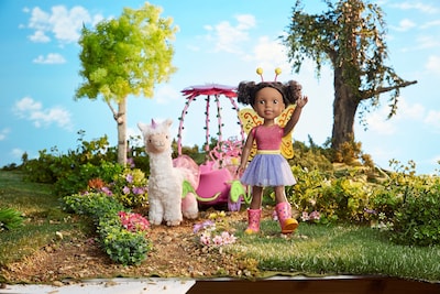 Foto 4 | Peluche American Girl Welliewishers Magical Llamacorn - Venta Internacional.