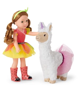 Foto 6 | Peluche American Girl Welliewishers Magical Llamacorn - Venta Internacional.
