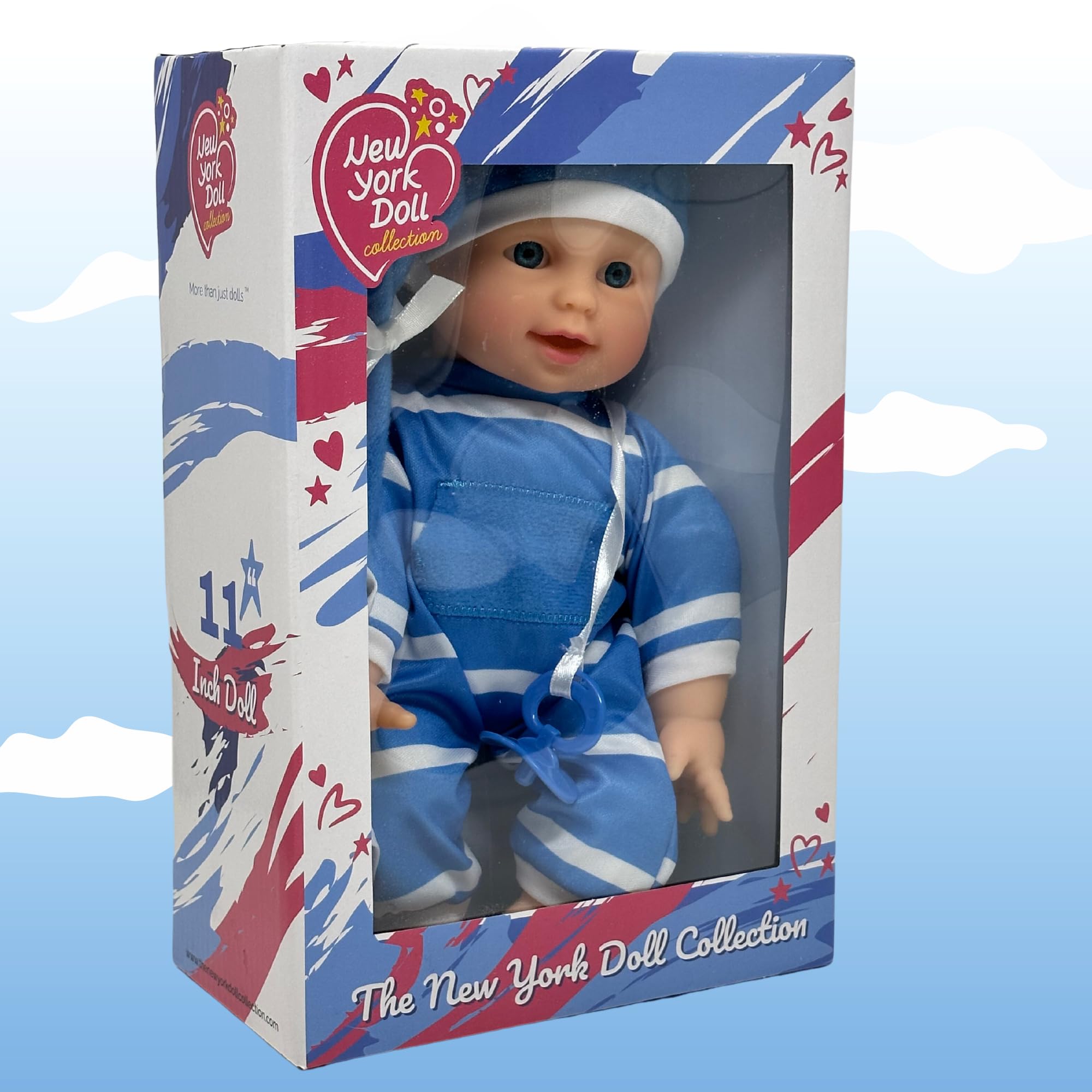Foto 5 pulgar | Muñeca The New York Doll Collection, Cuerpo Suave De 28 Cm Con Accesorio - Venta Internacional.