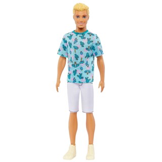 Foto 1 | Muñeca De Moda Barbie Fashionistas Ken #211 Con Camiseta De Cactus Azul - Venta Internacional.
