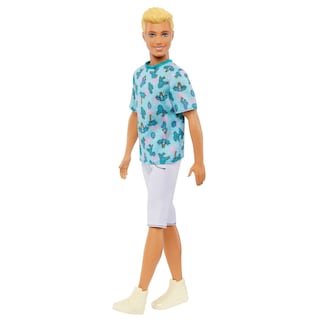 Foto 5 | Muñeca De Moda Barbie Fashionistas Ken #211 Con Camiseta De Cactus Azul - Venta Internacional.