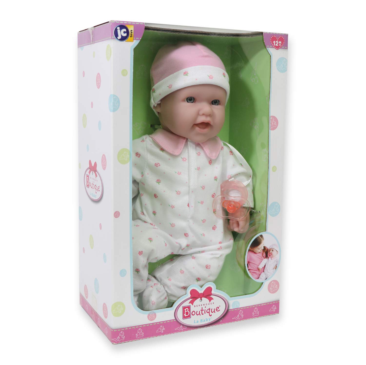 Foto 7 pulgar | Muñeca Jc Toys La Baby, Blanca, 40 Cm, Con Traje Y Chupete - Venta Internacional.