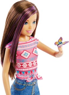 Foto 5 | Muñeca Playset Barbie It Takes Two Skipper Para Acampar Con Accesorios - Venta Internacional.