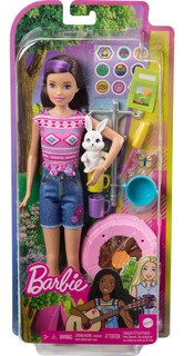 Foto 6 | Muñeca Playset Barbie It Takes Two Skipper Para Acampar Con Accesorios - Venta Internacional.