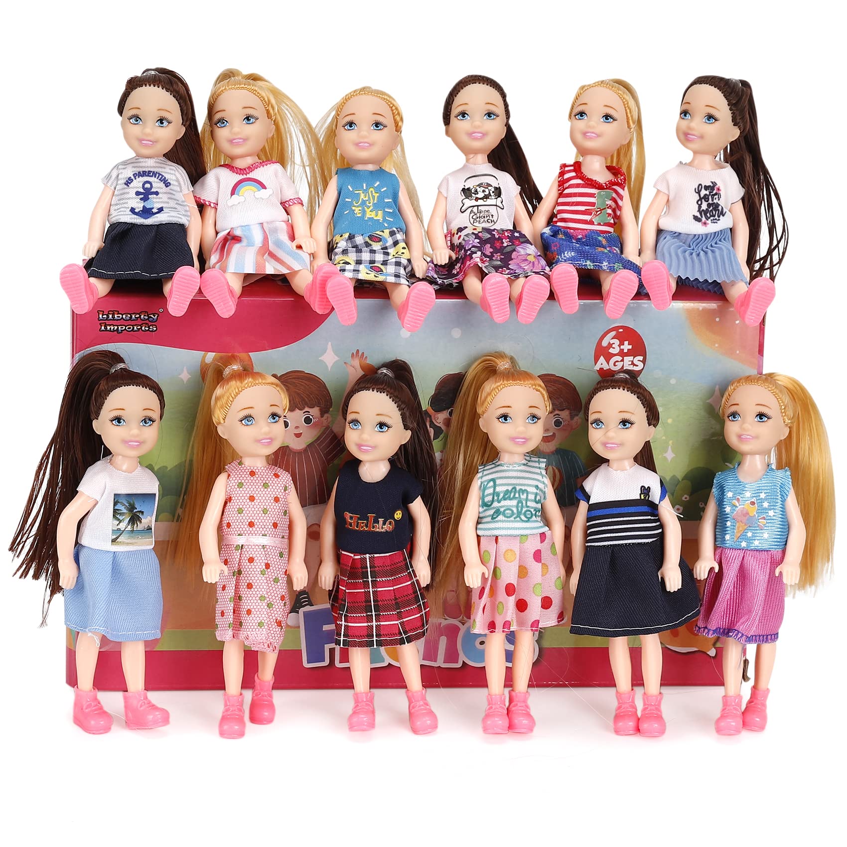 Foto 2 | Regalos De Fiesta Para Niñas Pequeñas Dolls Liberty Imports, 12 X 14 Cm - Venta Internacional.