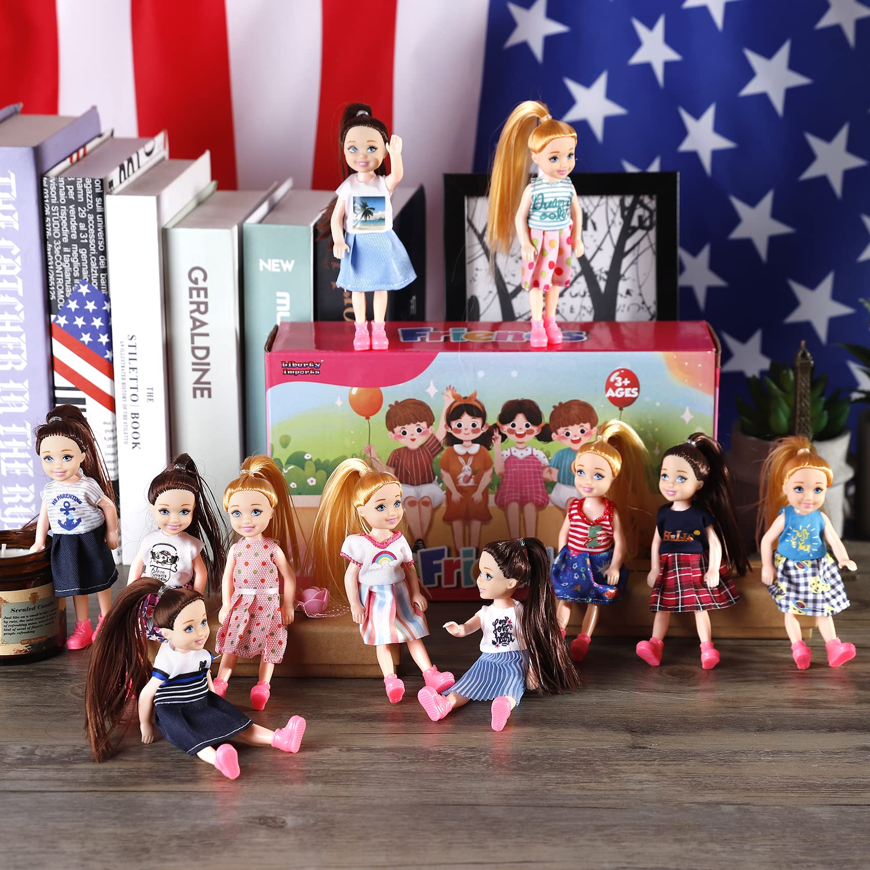 Foto 5 | Regalos De Fiesta Para Niñas Pequeñas Dolls Liberty Imports, 12 X 14 Cm - Venta Internacional.