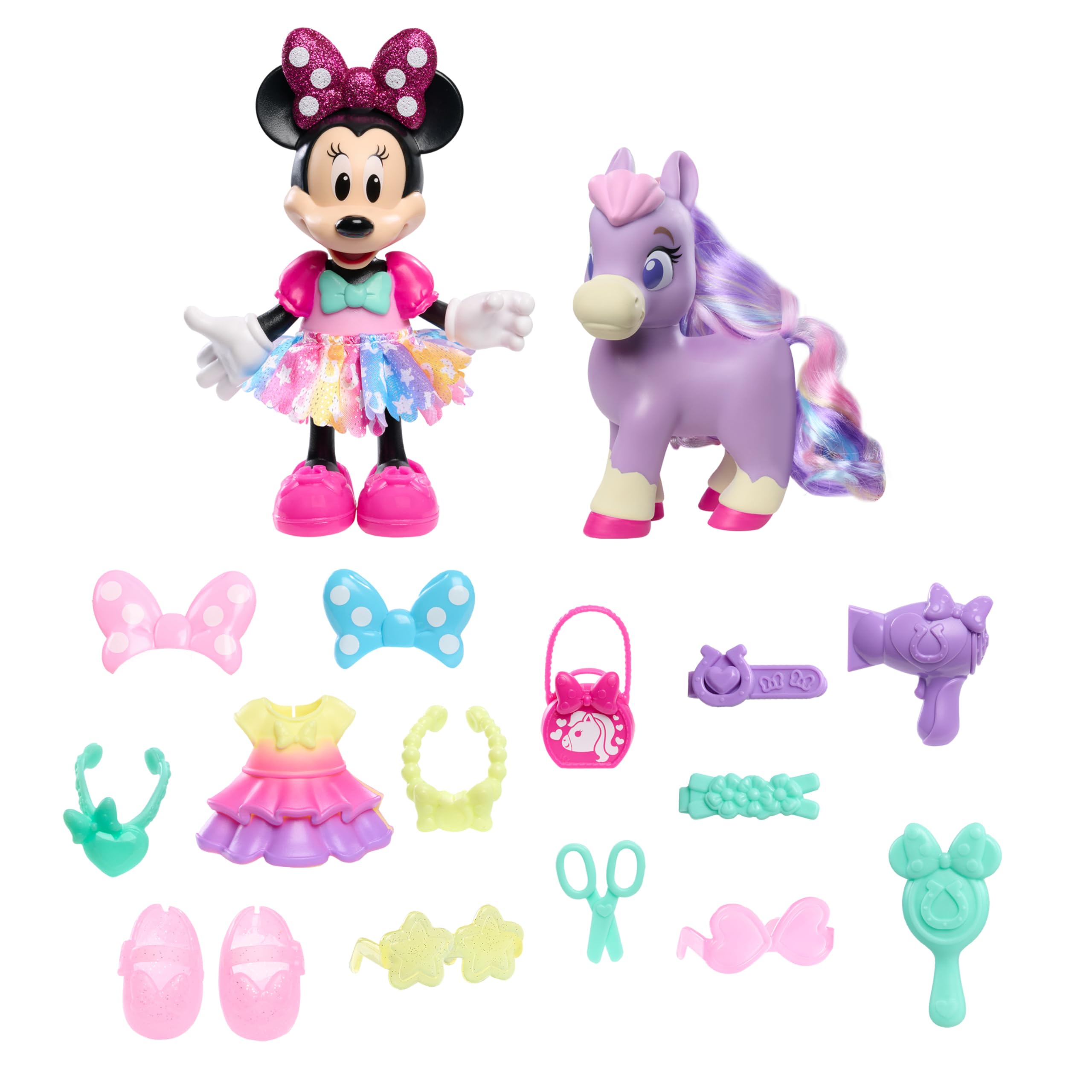 Foto 2 pulgar | Set De Juguetes Just Play Disney Junior Minnie Mouse Groom & Glam - Venta Internacional.