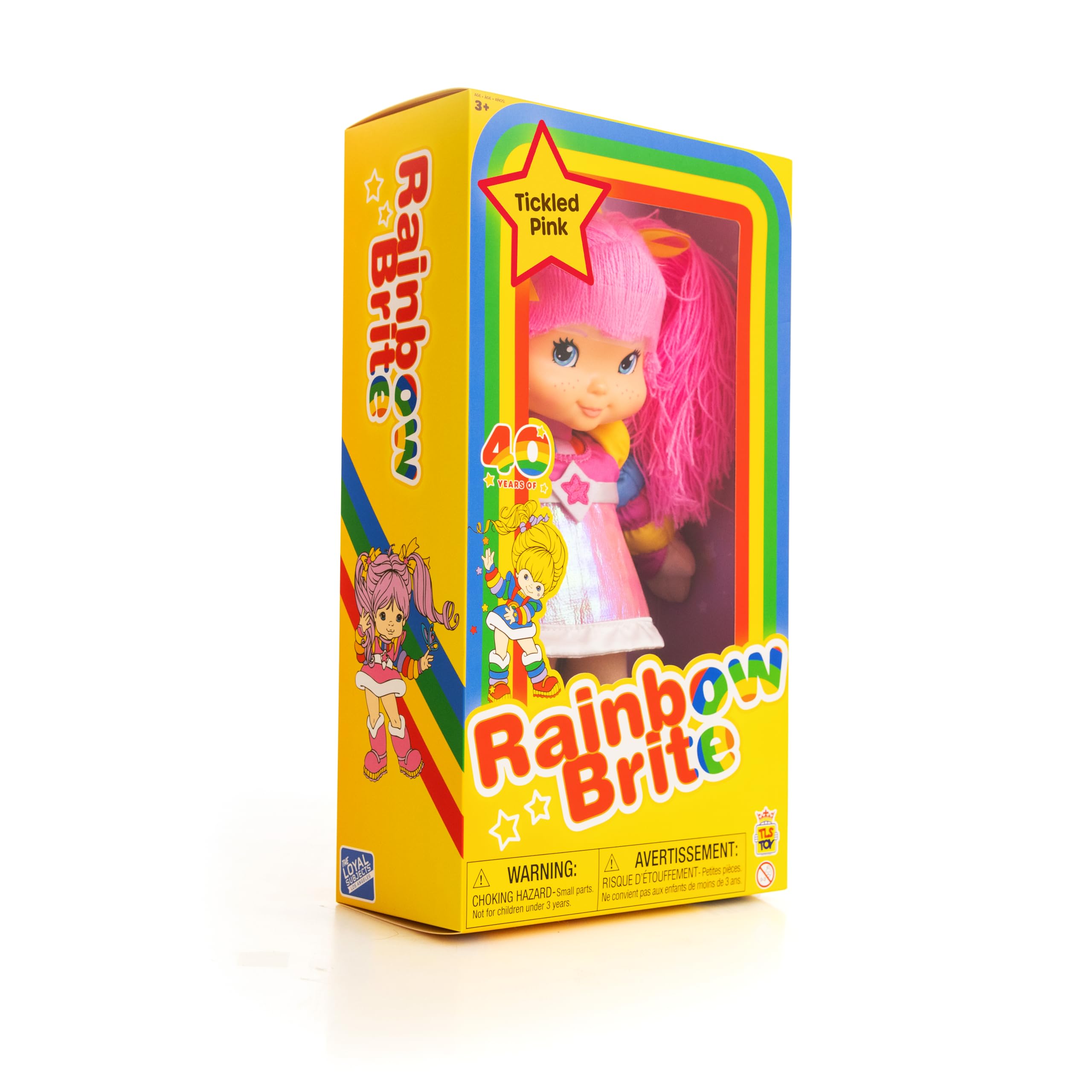 Foto 3 pulgar | Muñeca The Loyal Subjects Rainbow Brite Rosa 30 cm - Venta Internacional