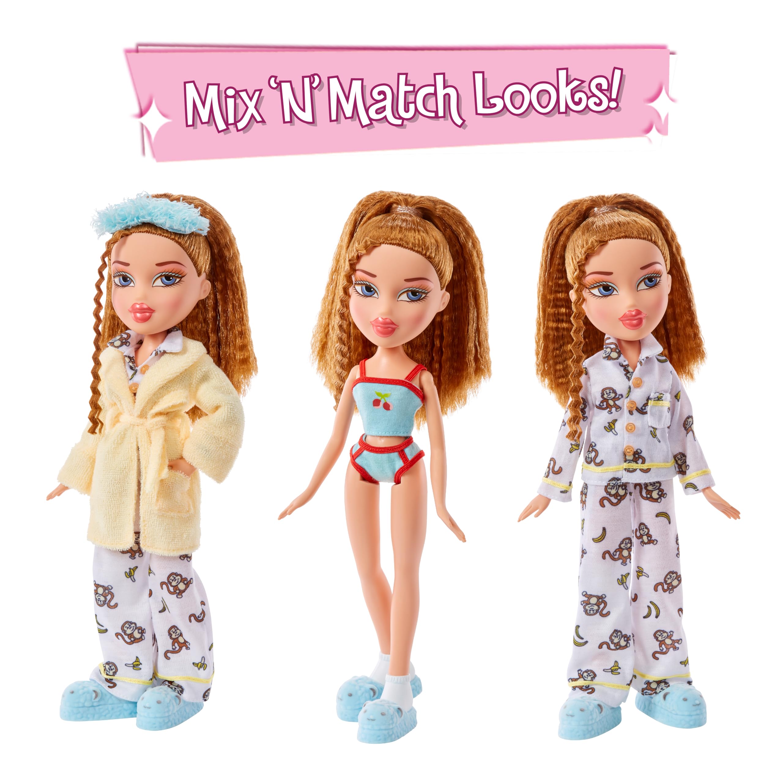 Foto 3 | Muñeca Bratz Slumber Party Meygan con Accesorios - Venta Internacional