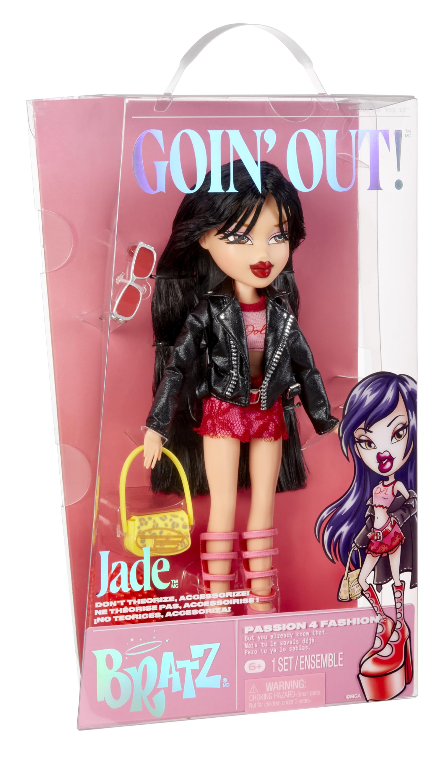 Foto 8 pulgar | Muñeca Bratz Goin' Out Jade con Accesorios - Venta Internacional