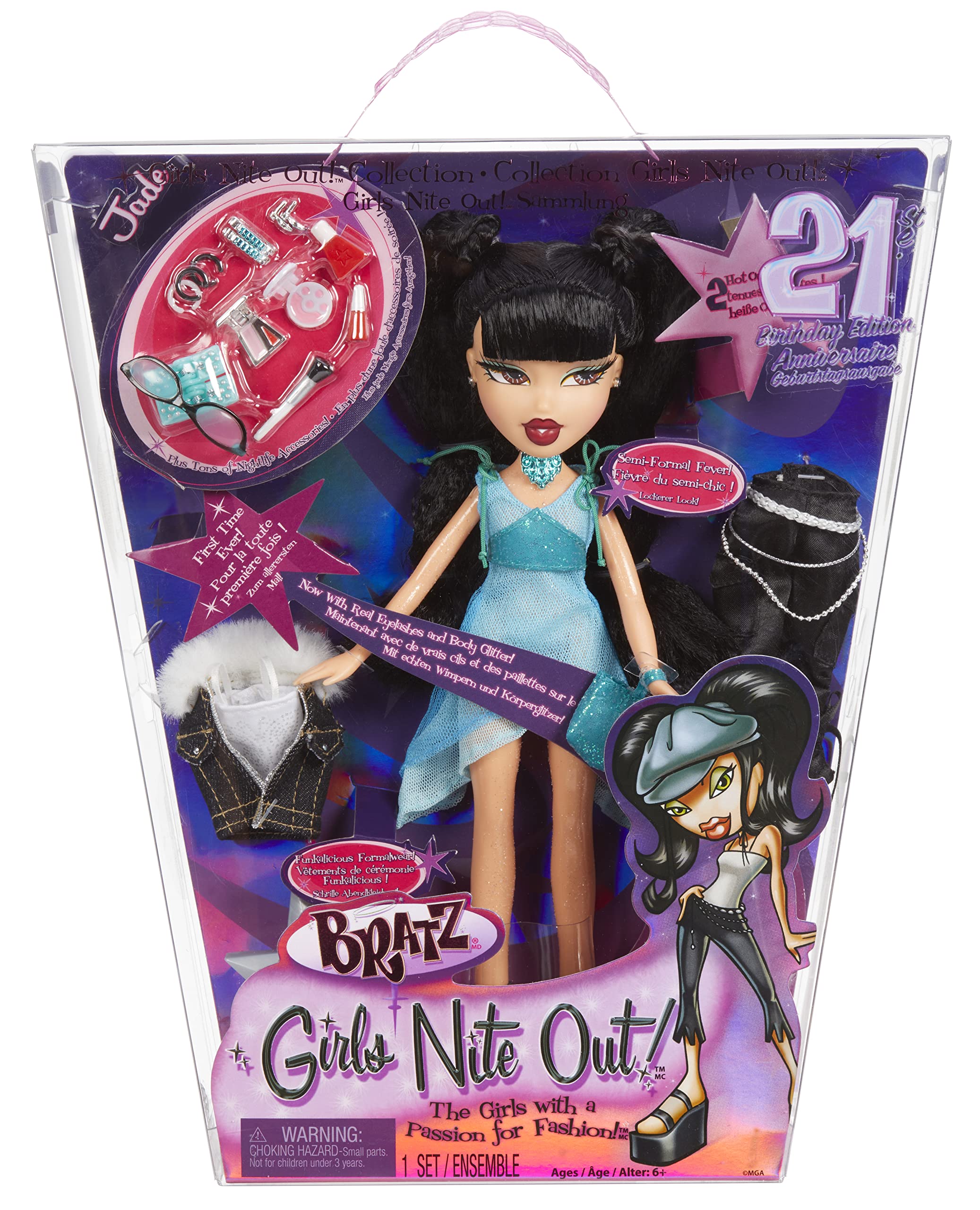 Foto 2 pulgar | Muñeca de Moda Bratz Girls Nite Out 21 Cumpleaños Jade - Venta Internacional