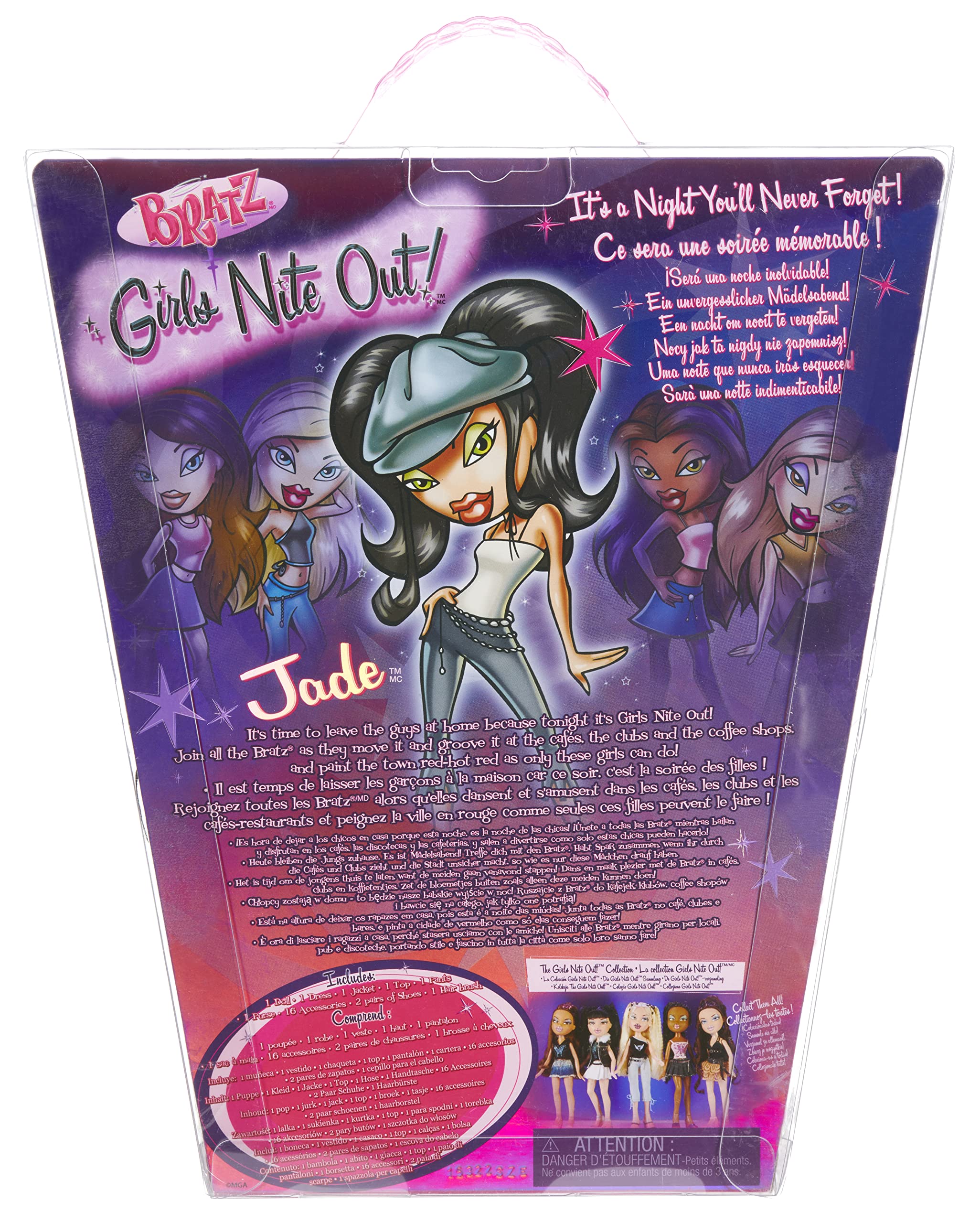 Foto 3 pulgar | Muñeca de Moda Bratz Girls Nite Out 21 Cumpleaños Jade - Venta Internacional
