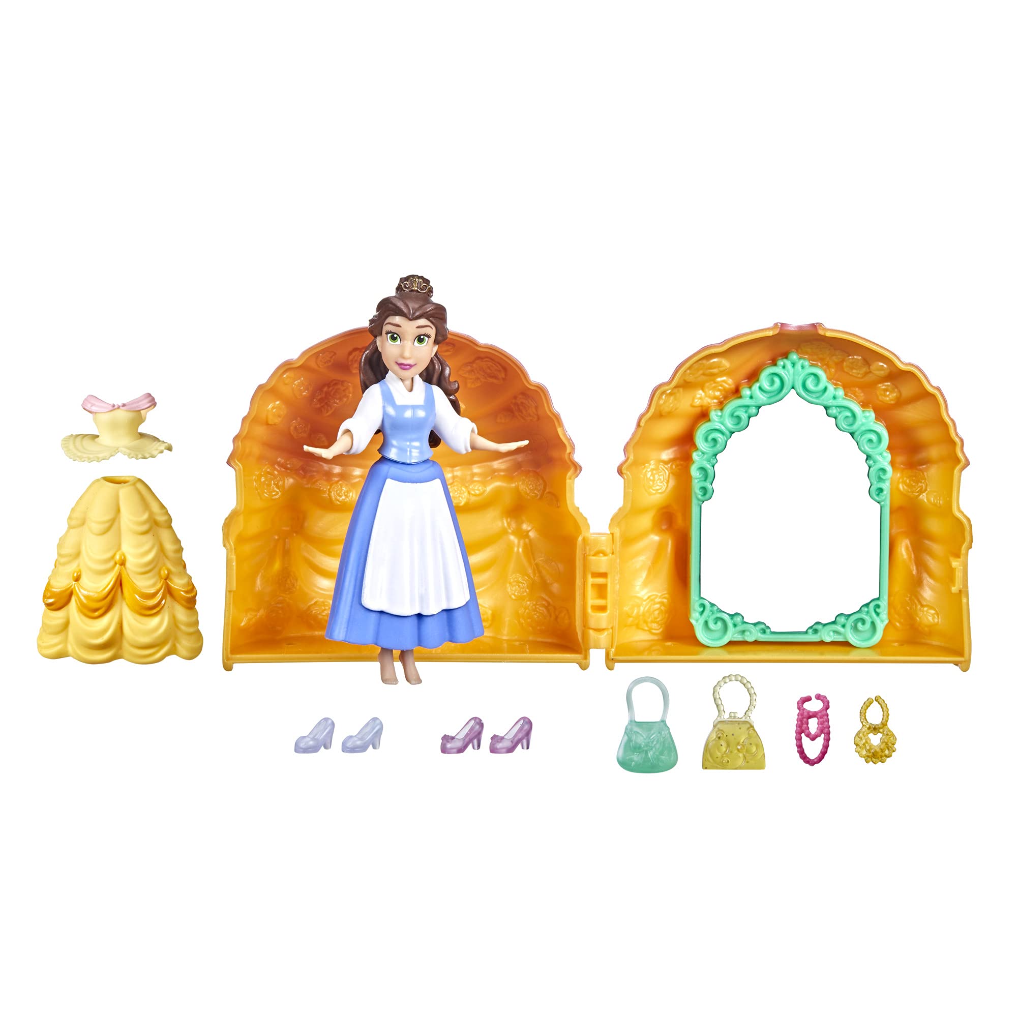 Foto 3 pulgar | Muñeca de Disney Princess Secret Styles Belle con Accesorios- Venta Internacional