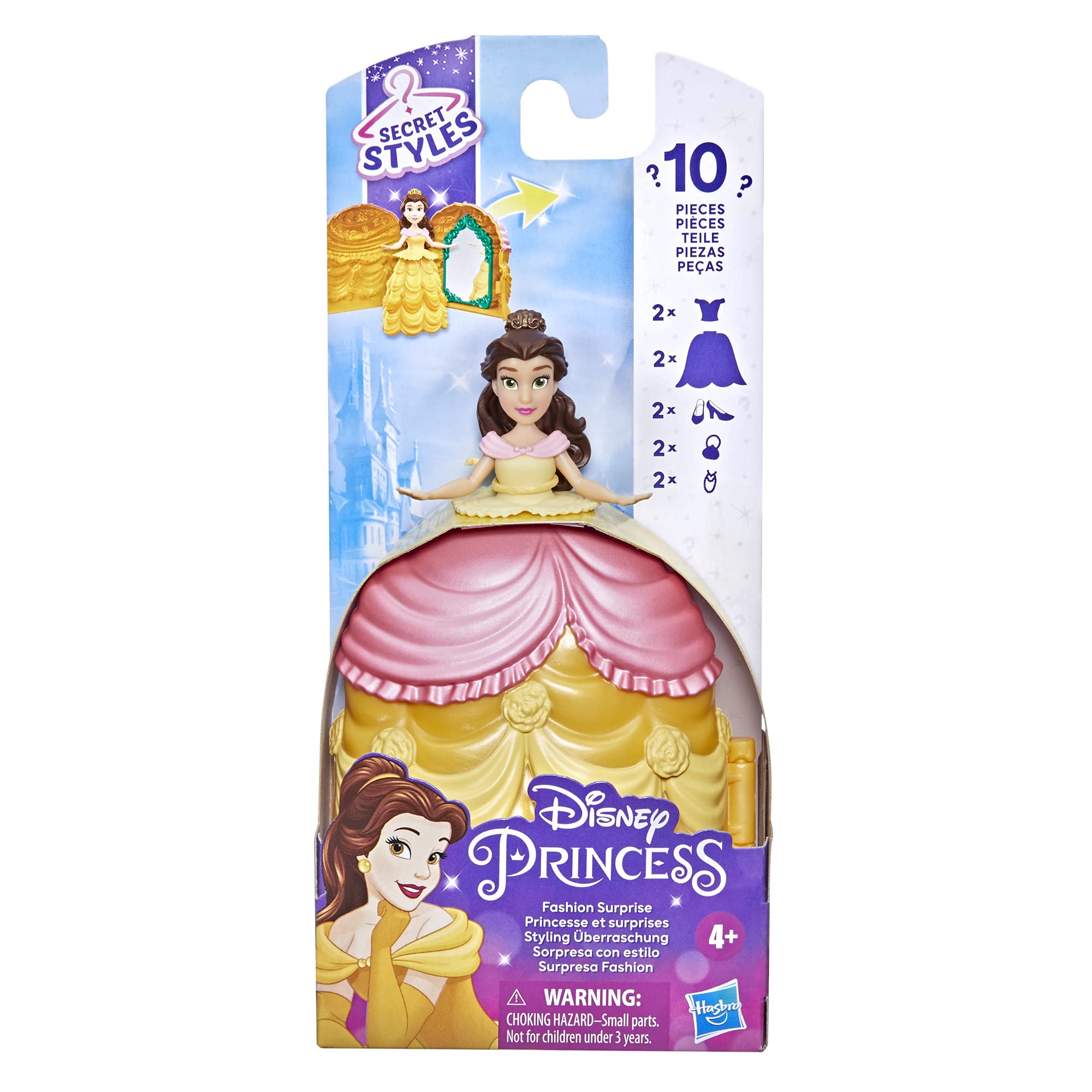 Foto 5 pulgar | Muñeca de Disney Princess Secret Styles Belle con Accesorios- Venta Internacional