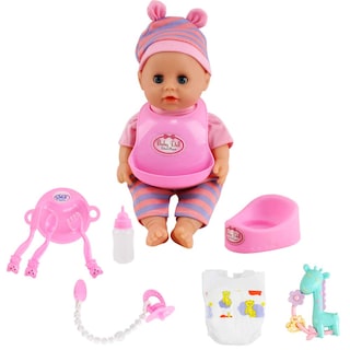 Foto 4 | Set De Muñecas Deao Con Cama Para Cuna, Trona Y Cochecito, 20 Piezas - Venta Internacional.