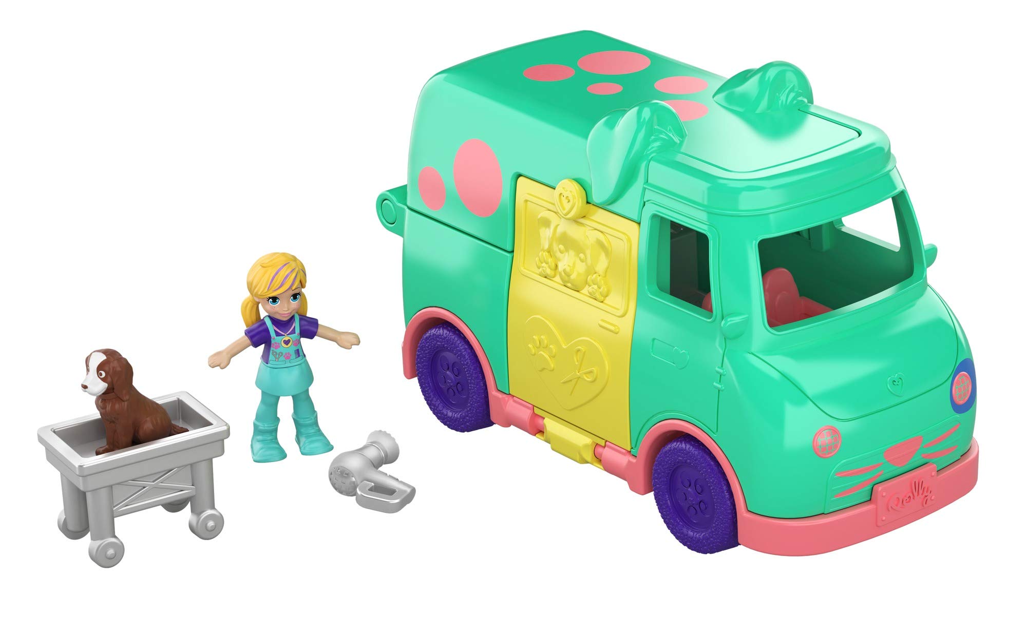 Foto 2 pulgar | Peluquería para Mascotas Polly Pocket con Accesorios - Venta Internacional
