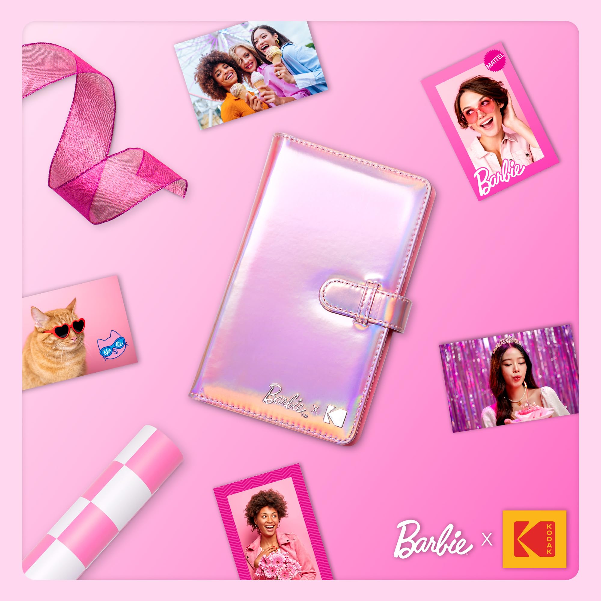 Foto 6 pulgar | Álbum De Fotos Kodak X Barbie Para Barbie Instant 2x3'' Photos - Venta Internacional.