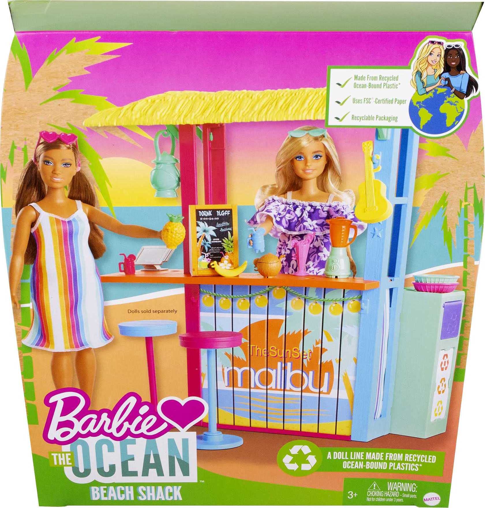 Foto 7 pulgar | Playset Barbie Loves The Ocean Beach con Accesorios-Venta Internacional