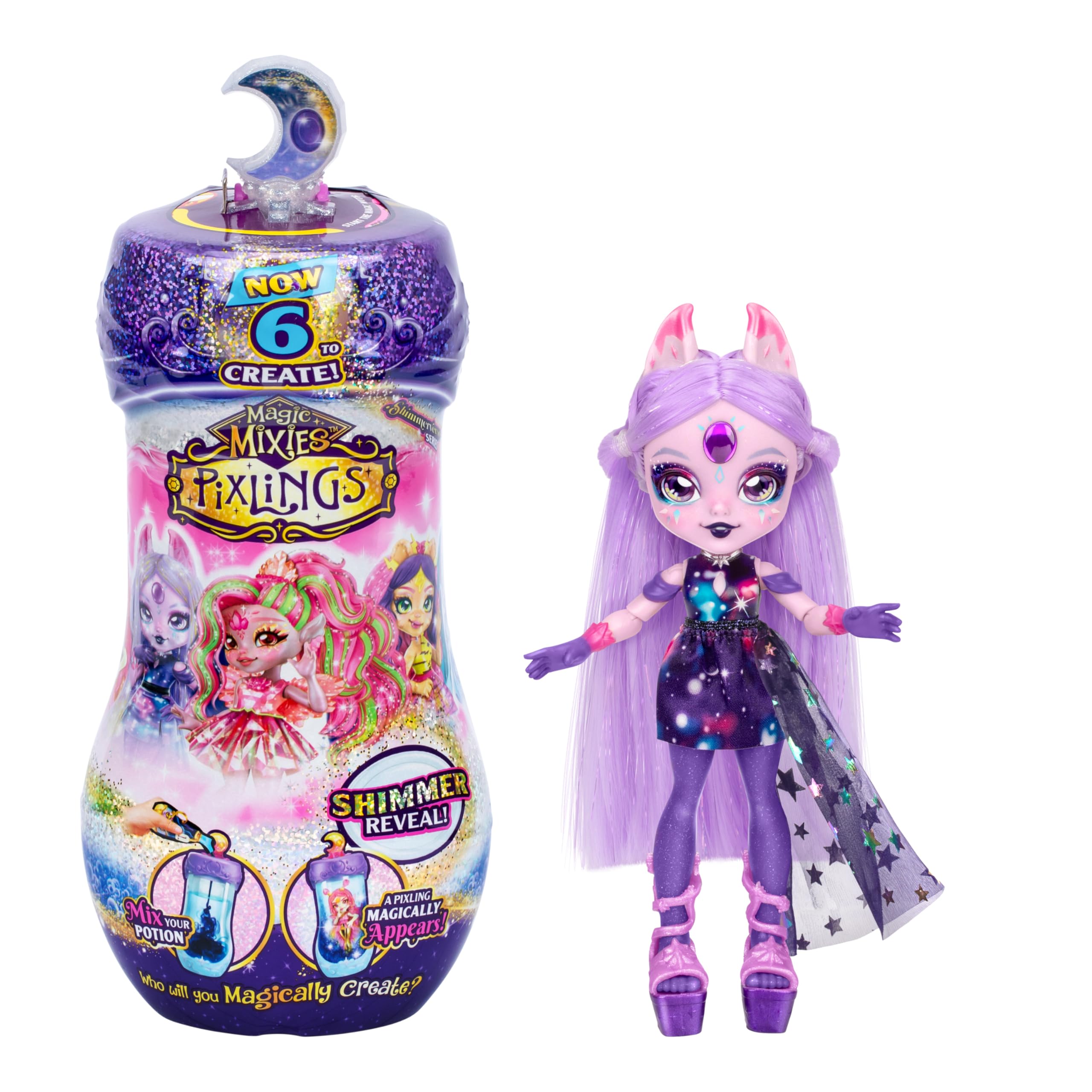 Foto 2 pulgar | Muñeca Magic Mixies Shimmer Reveal-Venta Internacional