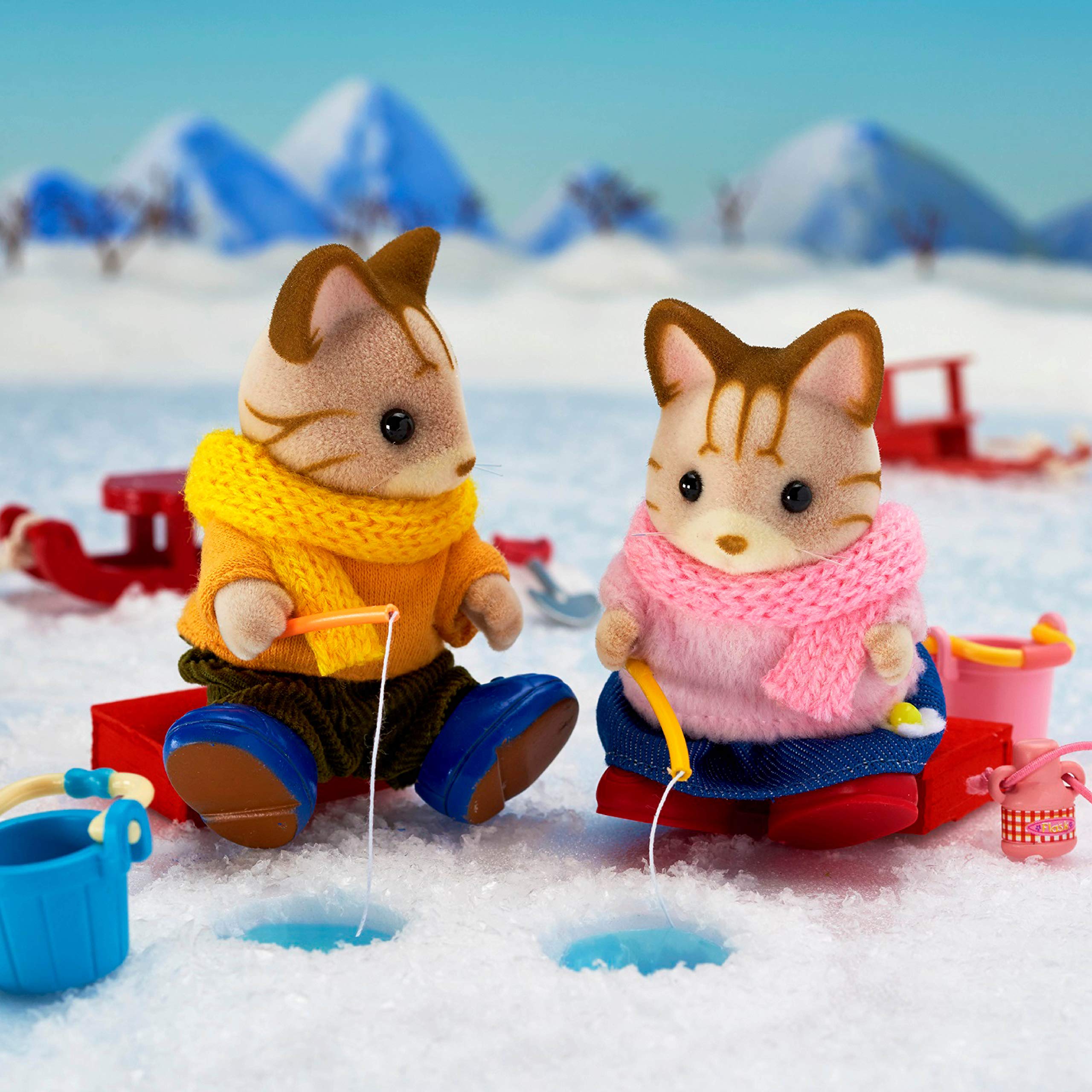 Foto 5 pulgar | Figuras Calico Critters Sandy Cat Family 4 Piezas-Venta Internacional