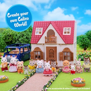 Foto 6 | Figuras Calico Critters Sandy Cat Family 4 Piezas-Venta Internacional