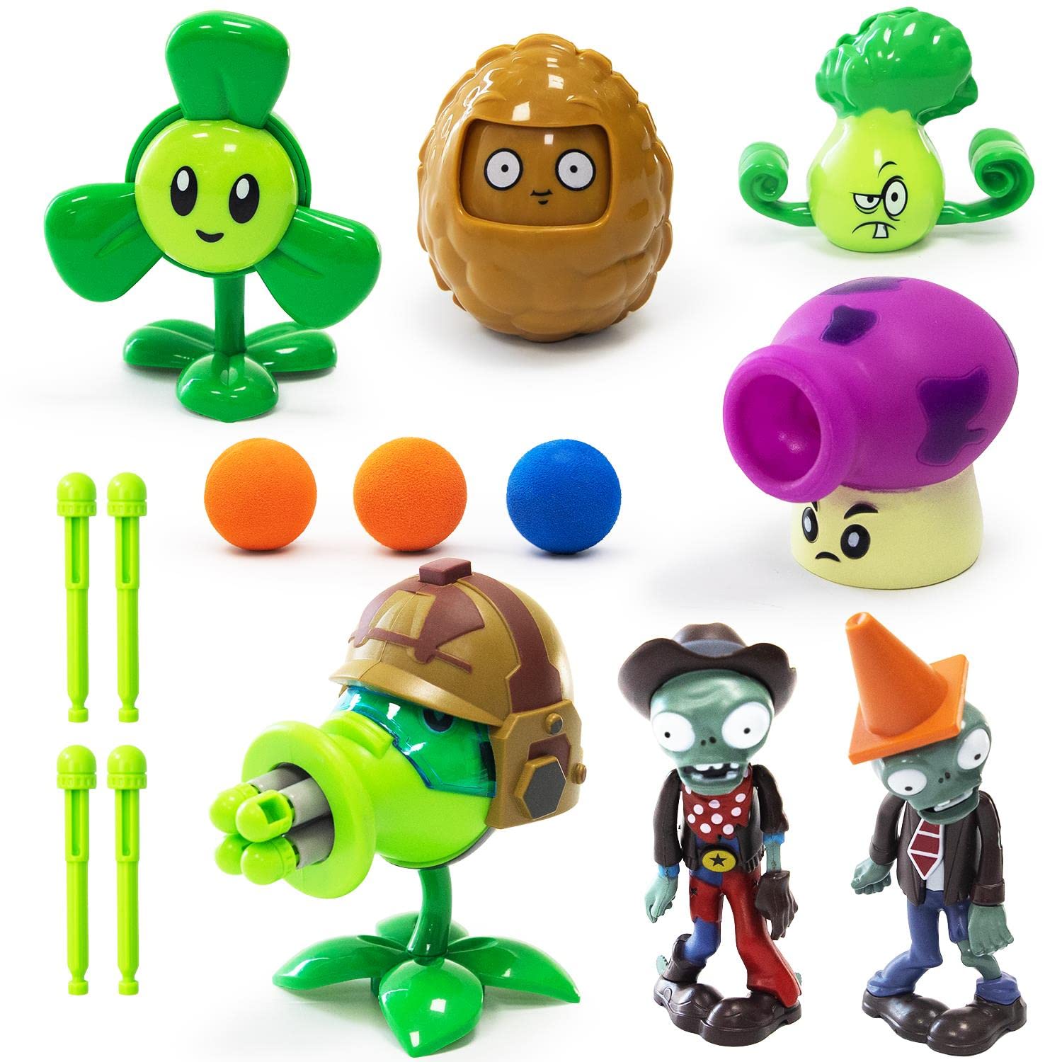 Foto 2 pulgar | Set de 7 Figuras de Plants Vs Zombies Toy Maikerry para Niños - Venta Internacional