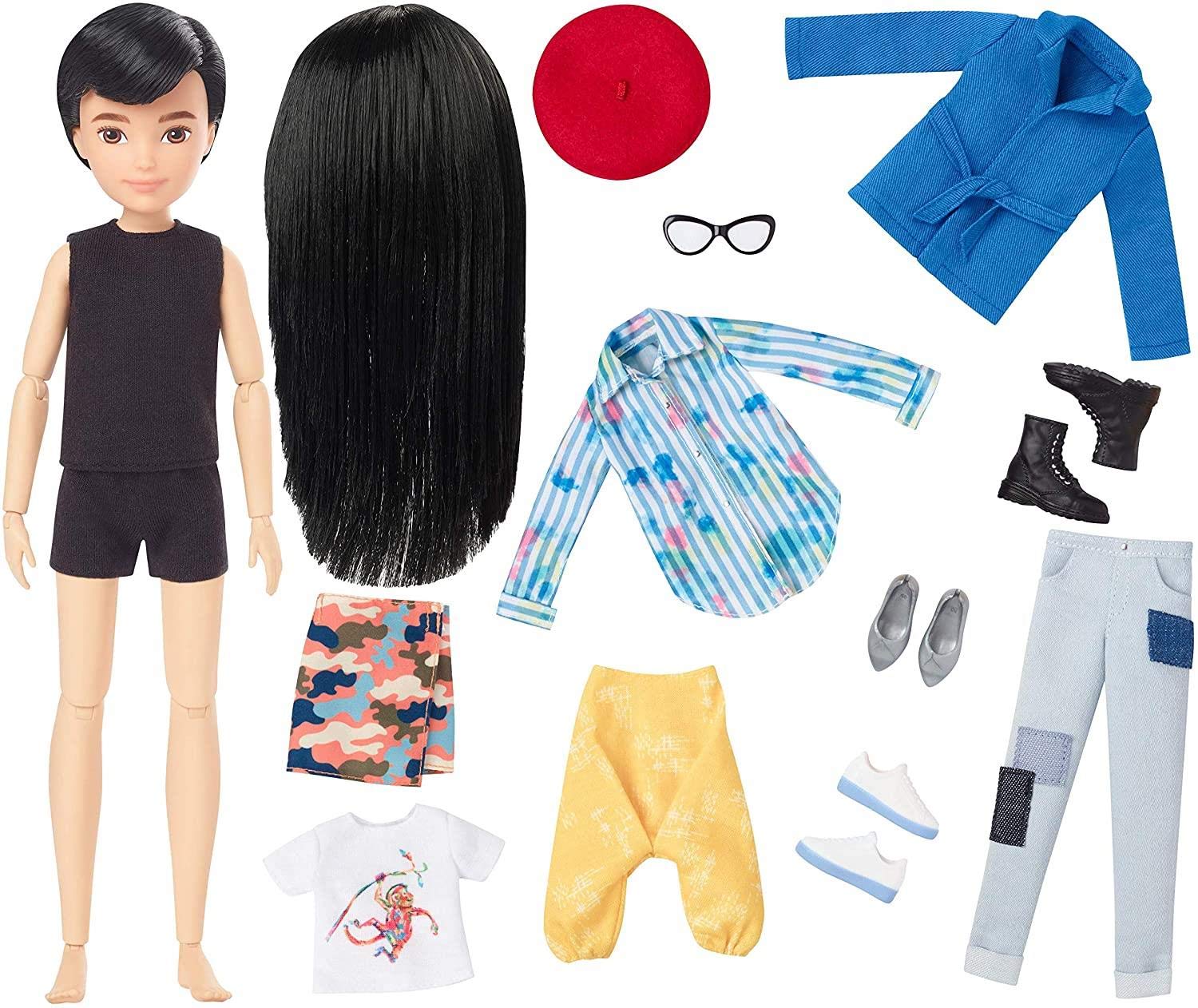 Foto 3 pulgar | Muñeca Personalizable Mattel Creatable World Deluxe Black Hair - Venta Internacional.