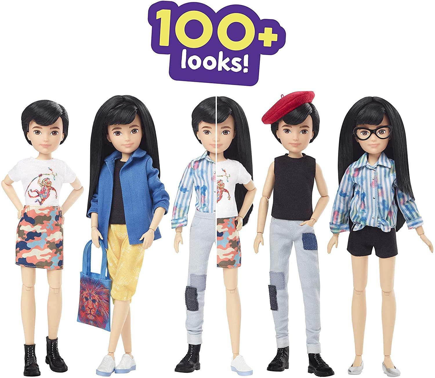 Foto 4 pulgar | Muñeca Personalizable Mattel Creatable World Deluxe Black Hair - Venta Internacional.