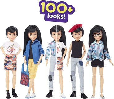 Foto 3 | Muñeca Personalizable Mattel Creatable World Deluxe Black Hair - Venta Internacional.