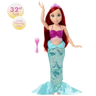 Foto 2 | Muñeca Disney Princess Ariel My Size 81 Cm Con Cepillo - Venta Internacional.
