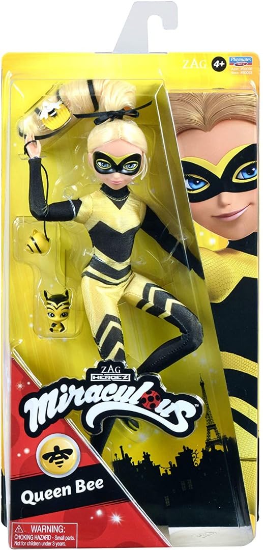 Muñeca Moderna Bandai Miraculous Ladybug Queen Bee De 26 Cm Con Acc - Venta Internacional.