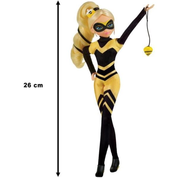 Foto 4 pulgar | Muñeca Moderna Bandai Miraculous Ladybug Queen Bee De 26 Cm Con Acc - Venta Internacional.