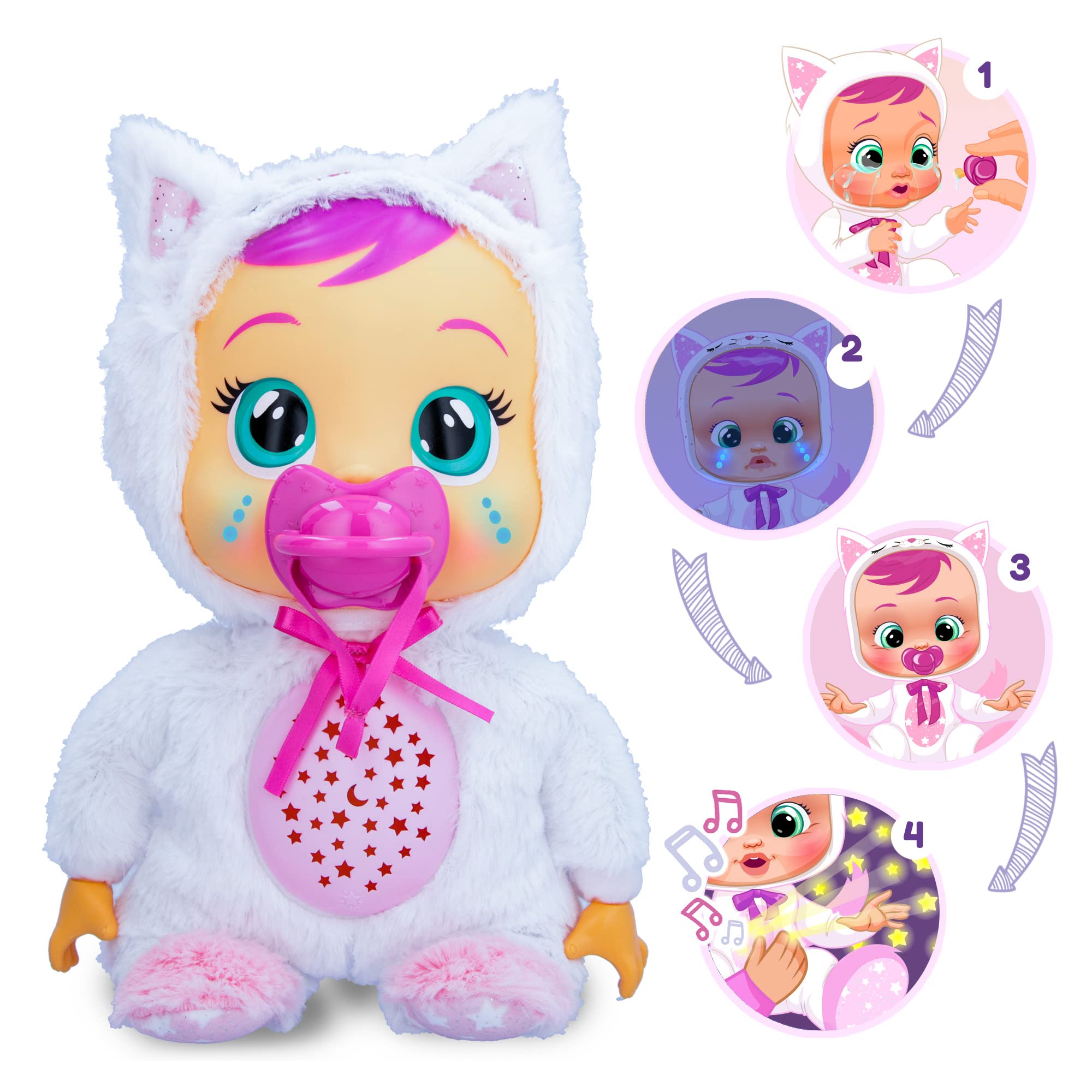 Foto 5 pulgar | Muñeca Para Dormir Cry Babies Goodnight Starry Sky Daisy - Venta Internacional.
