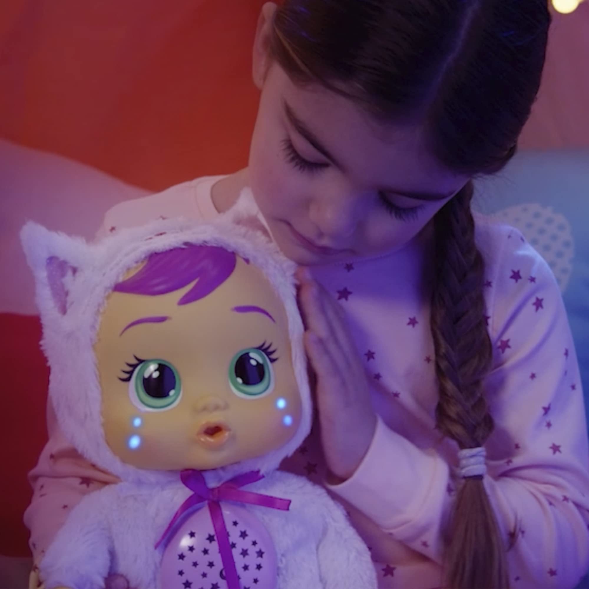 Foto 7 pulgar | Muñeca Para Dormir Cry Babies Goodnight Starry Sky Daisy - Venta Internacional.