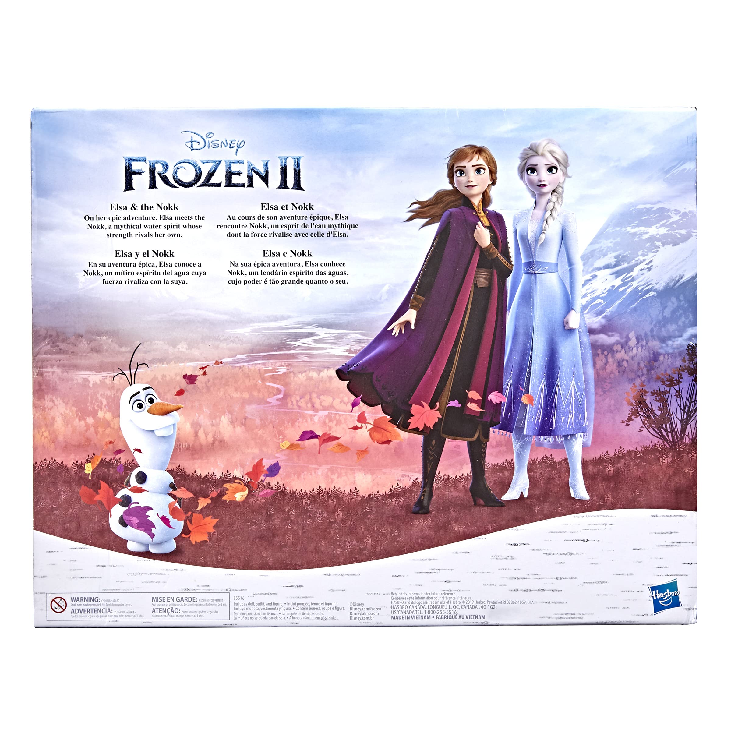 Foto 4 pulgar | Figura De Muñeca Elsa Y Nokk De Toy Frozen Disney 2 Para Niños Mayores De 3 Años - Venta Internacional.