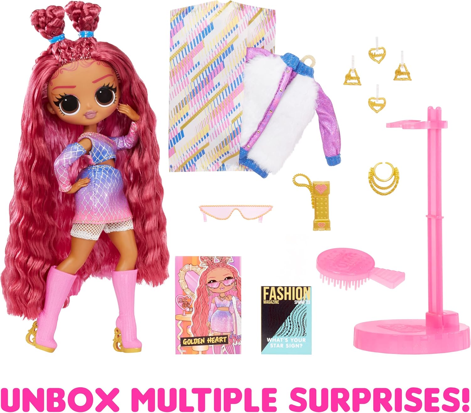 Foto 4 pulgar | Muñeca Lol Surprise Omg Core Series 7 Golden Heart