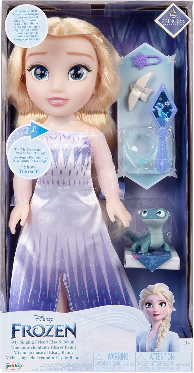 Muñeca Cantante Frozen, Mi Amiga Elsa 35 Cm