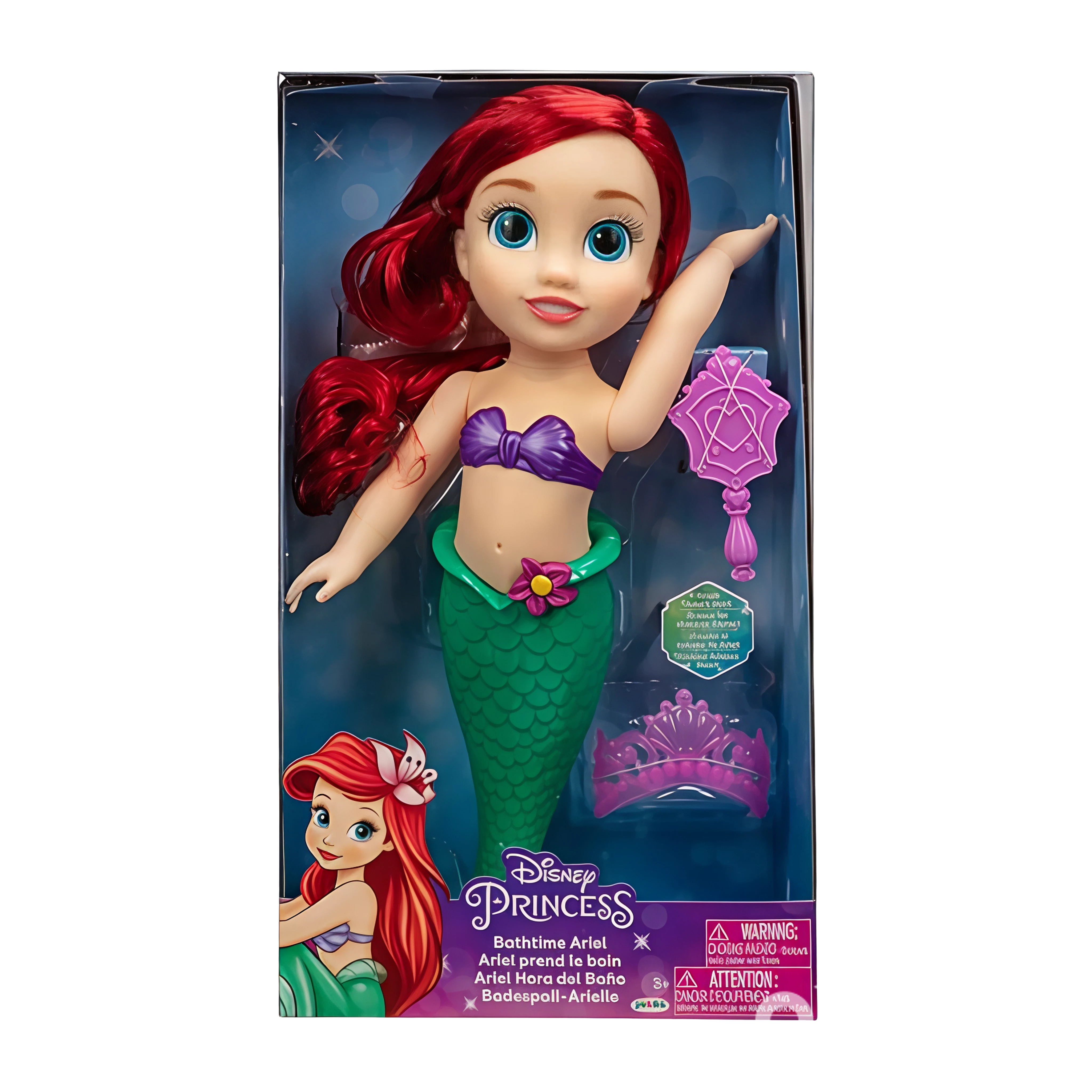 Muñeca Princesa Ariel, Hora Del Baño