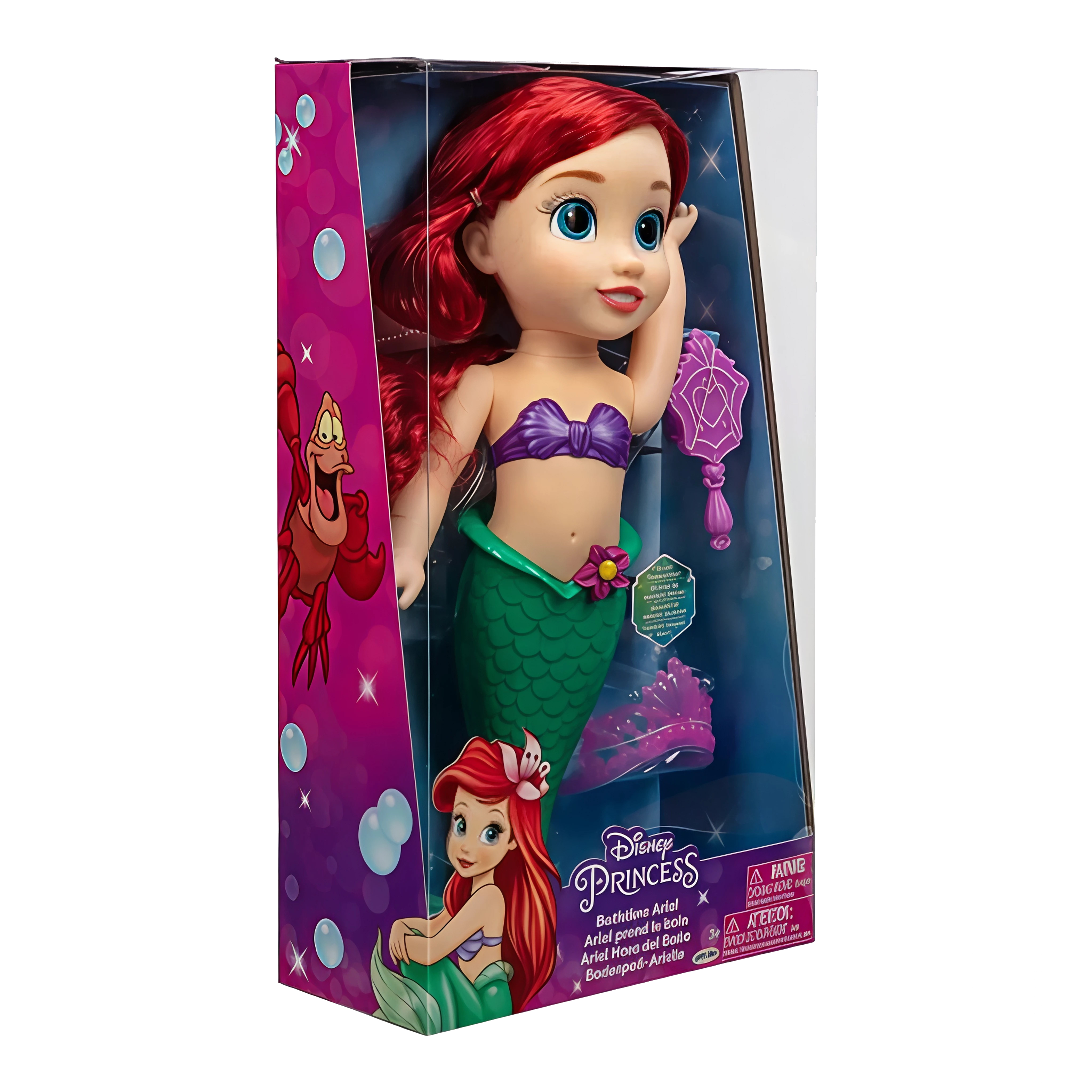 Foto 4 pulgar | Muñeca Princesa Ariel, Hora Del Baño