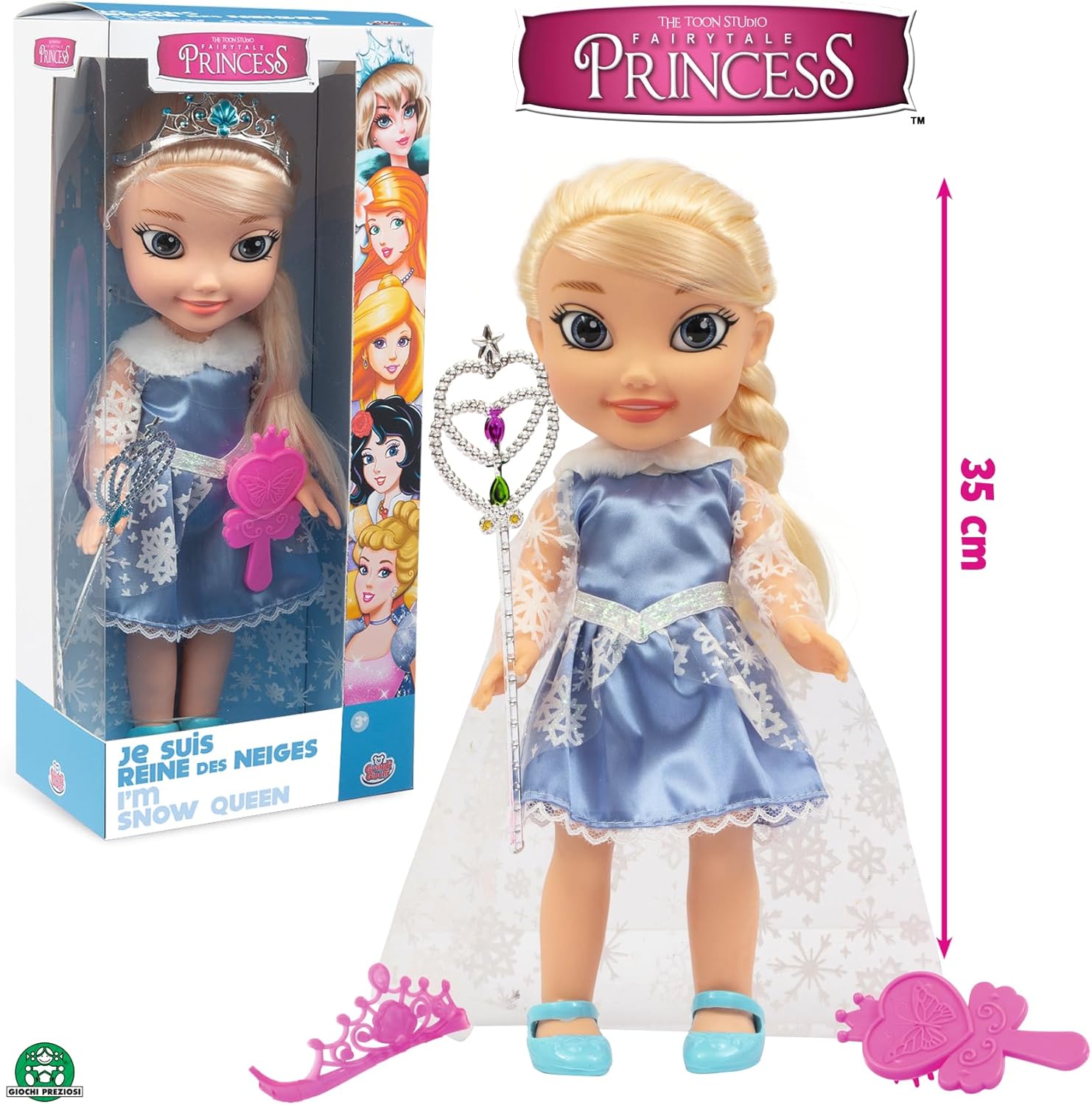 Foto 5 pulgar | Muñeca Frozen, Soy Reina De La Nieve, Princesas De Disney