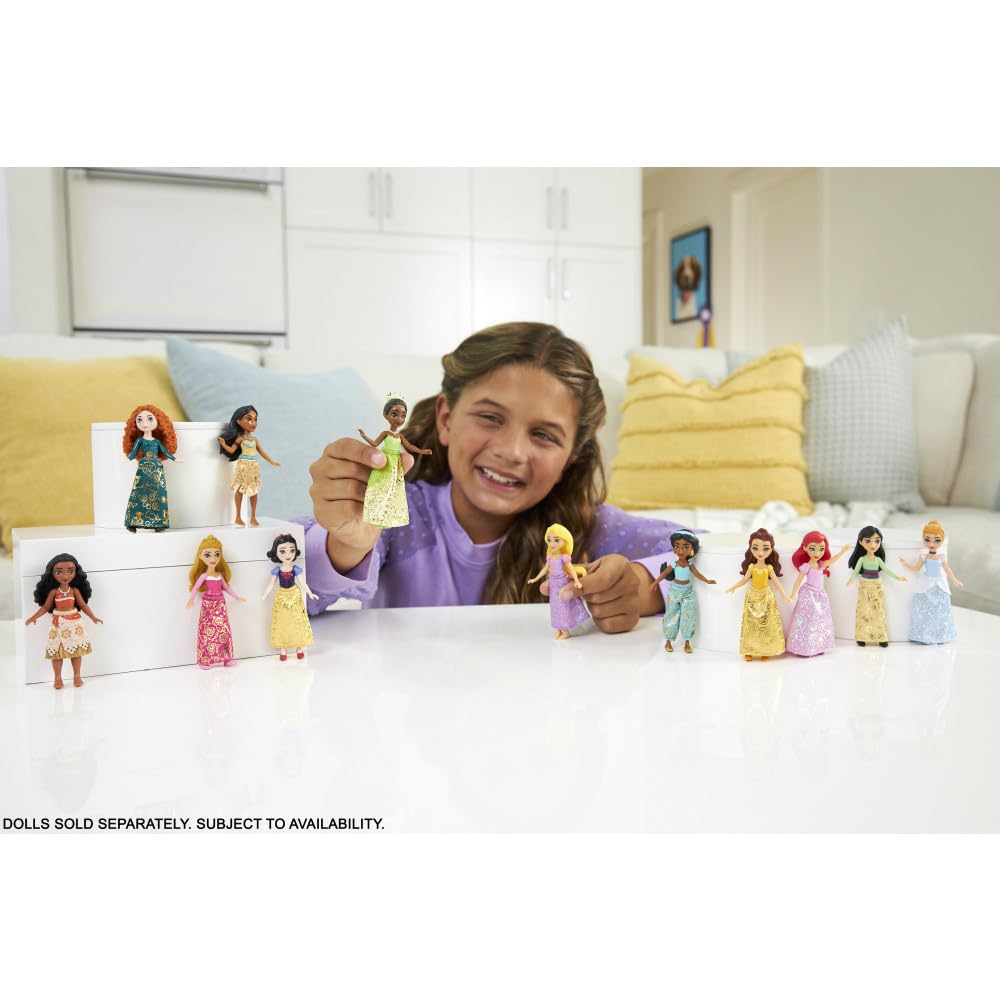 Foto 3 pulgar | Muñeca Mattel Disney Princesses Belle De 9 Cm Articulada Para Más De 3 Años - Venta Internacional.