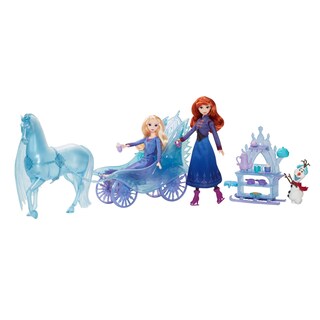 Foto 5 | Muñeca De Moda Mattel Disney Frozen Elsa Con Nokk Y Carriage - Venta Internacional.