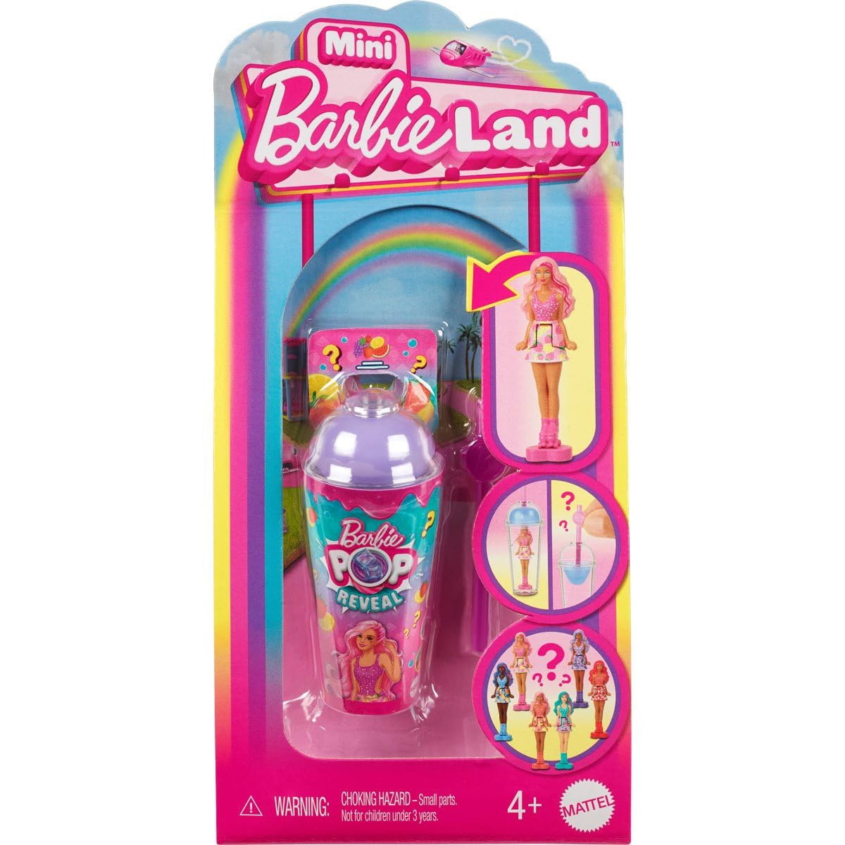 Foto 2 pulgar | Funda Para Minimuñecas Mattel Barbieland Pop Reveal X10 - Venta Internacional.