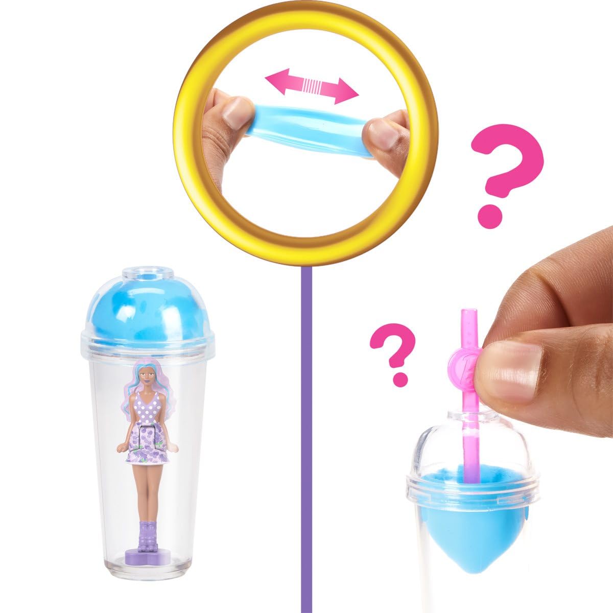Foto 4 pulgar | Funda Para Minimuñecas Mattel Barbieland Pop Reveal X10 - Venta Internacional.