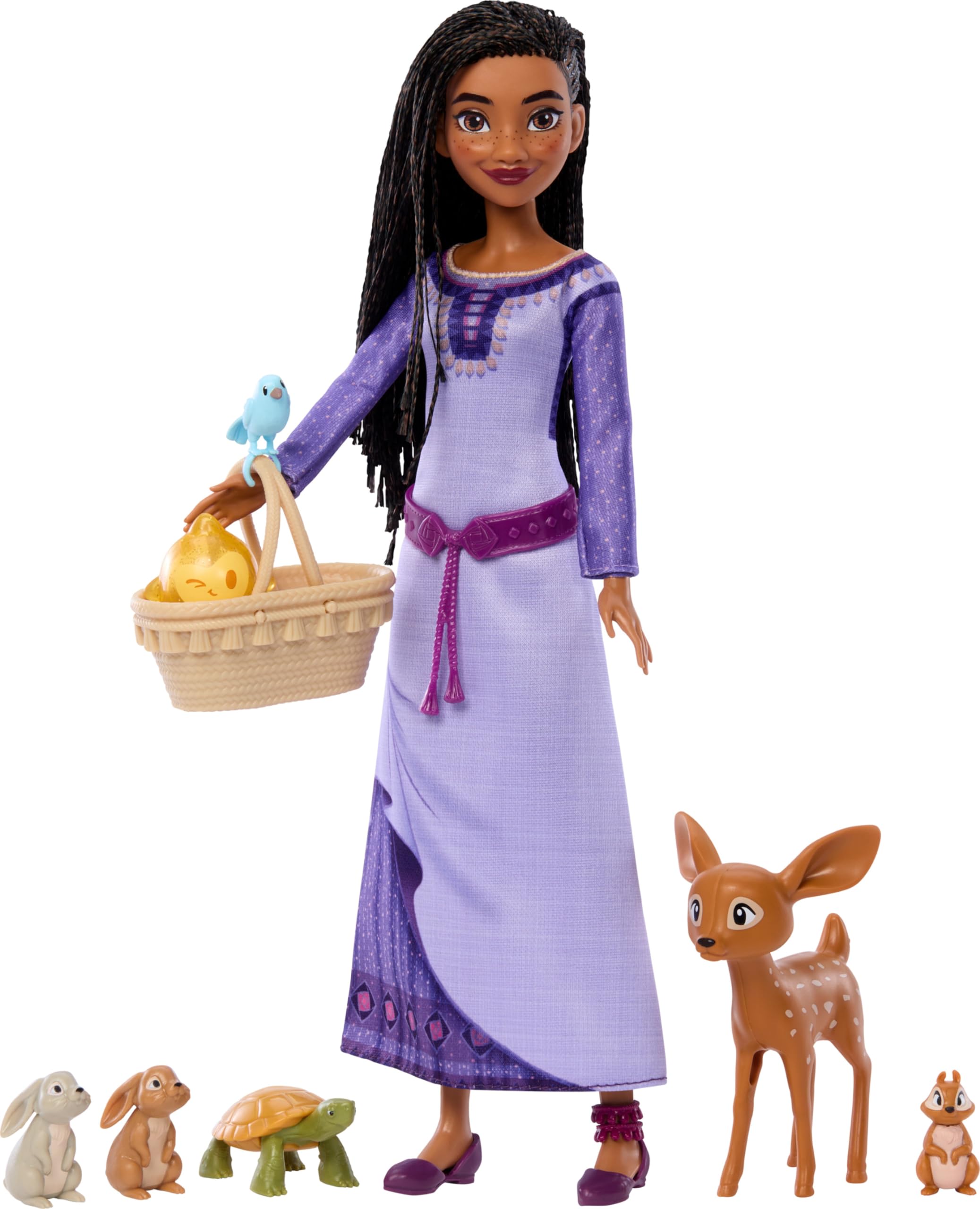 Foto 2 pulgar | Set De Juguetes Mattel Disney Wish Woodland Animals Of Rosas Con Asha - Venta Internacional.