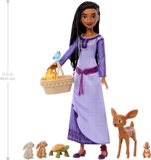 Foto 5 | Set De Juguetes Mattel Disney Wish Woodland Animals Of Rosas Con Asha - Venta Internacional.