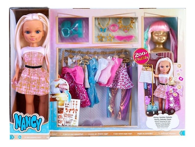 Foto 1 | Nancy Vestidor Delooks 200 Outfits Muñeca 43cm Famosa