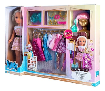 Foto 3 | Nancy Vestidor Delooks 200 Outfits Muñeca 43cm Famosa