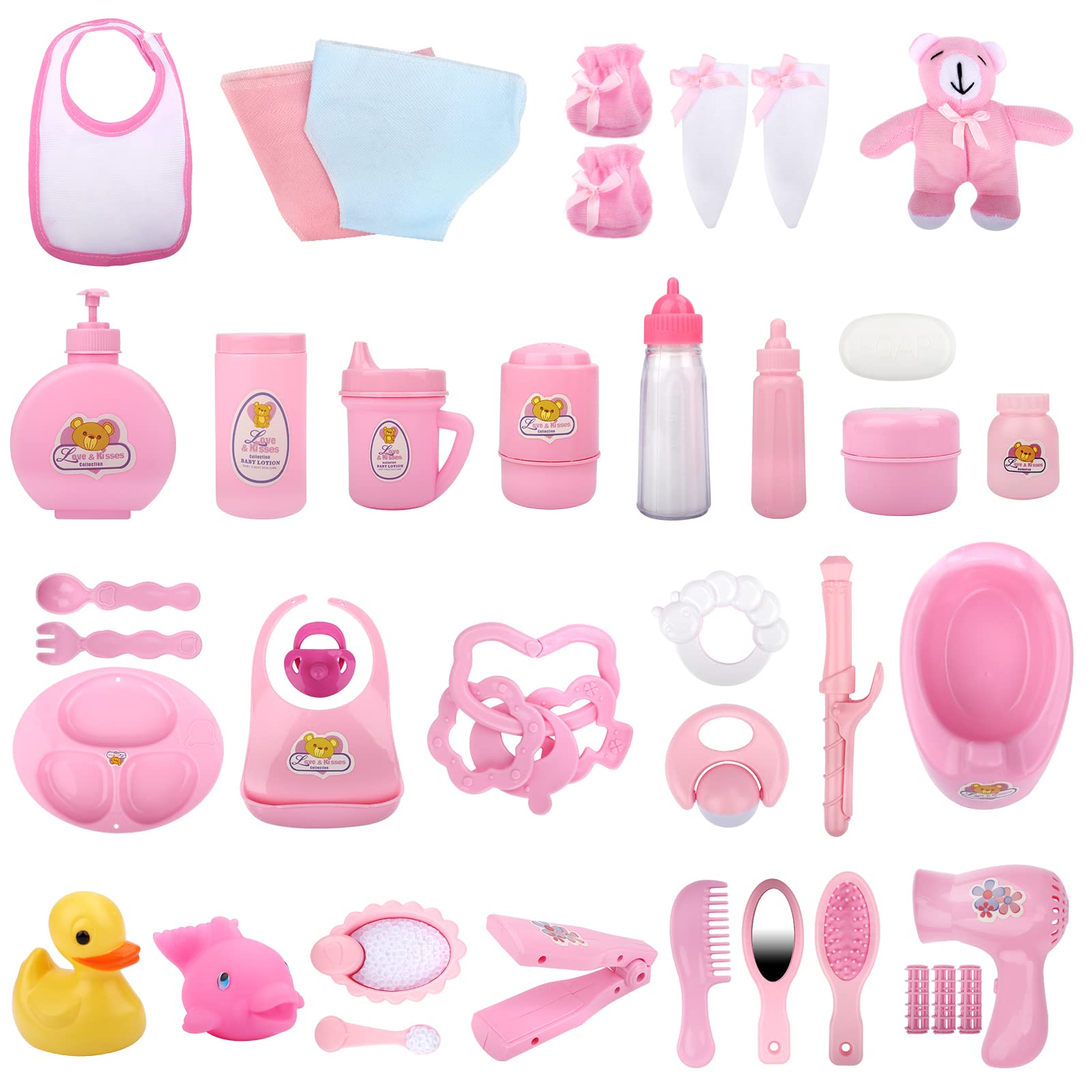 Foto 6 pulgar | Bolsa con Accesorios para Muñecas Deao 40 Piezas - Venta Internacional
